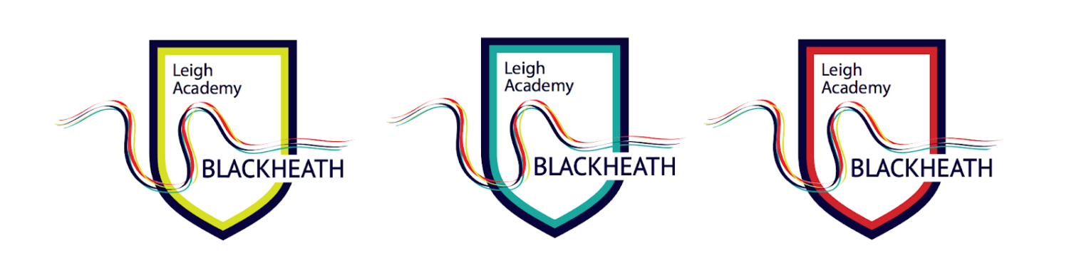 Three black health logos with slightly different colouring