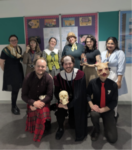 LAB staff dressed up for World Book Day